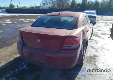2008 Dodge Avenger Se from USA, damaged, VIN 1B3LC46K78N595370